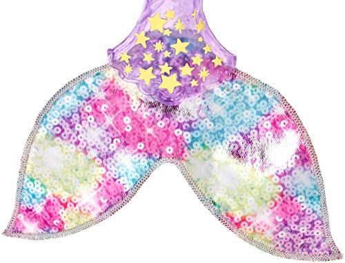 Barbie GFL82 - Dreamtopia Glitzerlicht Meerjungfrau mit blonden Haaren, Flosse mit Schwimmbewegungen und Licht, Spielzeug für die Badewanne, Puppen ab 3 Jahren - 5