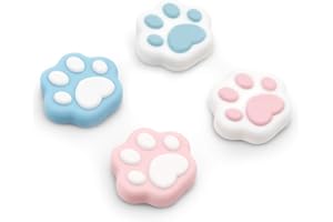 GeekShare Cat Claws PS4 Controller Thumb Grips, Thumbsticks Cover Set Compatible with Switch Pro Controller and PS4 PS5 Controller, 4 PCS Cat Paws