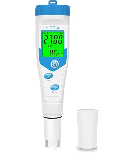 PH-mètre Haute Précision ±0.01 Avec écran LED Rétroéclairé – Testeur Eau Piscine, Potable, Analyse Avec Compensation Automatique Température