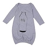Per Schön Milchflasche Schlafsack, 100% Baumwolle Schlafsack für 0-24 Monat Baby