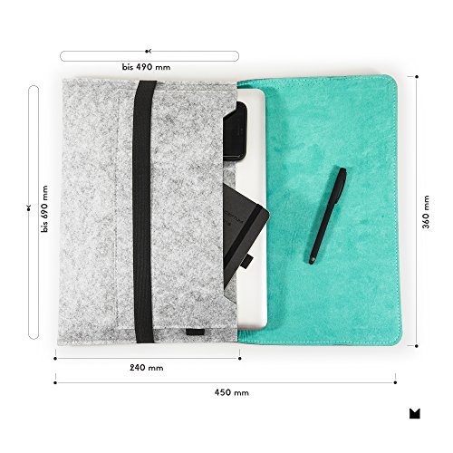 FORMGUT   MacBook Pro Tasche Filz 13 3 Zoll    Laptoptasche  Laptop Sleeve  Notebook H  lle  Businesstasche  Computertasche farbig  umweltfreundliche 