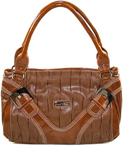 Claudia Canova Womens Coffee Tan Brown Handbag Shoulder Bag [89067]