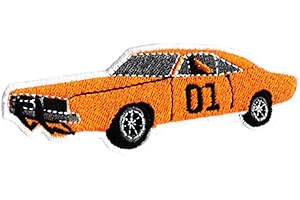 KOPEME Vintage Style General Lee Shirt Patch 9cm - Badge - Patches - Car - Movie - 70's - 80's - TV - Dukes of Hazzard