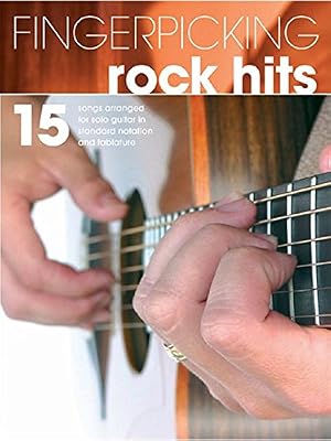 Hal Leonard Europe Fingerpicking Rock Hits. Partitions pour Guitare, Tablature Guitare, Voix