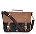 The House of Tara Leather and Distressed Finish Canvas Laptop/ Office/ Messenger Bag (Midnight Blue) HTMB 058 RS.1849.00