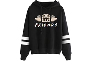 MINIDORA Friends Femme Hoodie Sweat à Capuche Unisex Pull Décontracté pour Fans