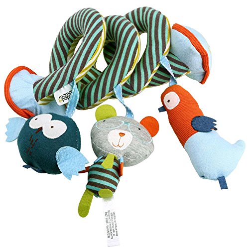 Peradix Babybett Anhänger Spielzeug Glocke hängen Krippe Bär Vögelchen Hühnchen Rassel Spielzeug - 5