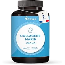 Collagène Marin Breveté Type 1 & 2 - Pur Et Naturel - Enrichi En Vitamines A, C, E Végétales