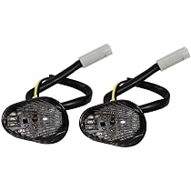 Smoke Lens Amber LED Light Flush Mount Turn Signal For 02-14 Yamaha YZF...