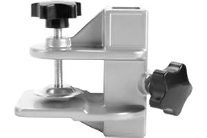 Joyzan Abrazadera de Brazo de Aseo Ajustable, Clip fijación aleación Aluminio, Accesorios Mesa Aseo para Mascotas, Brazos sujeción, Soporte para secador de Pelo para Mascotas(20 * 20mm)