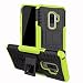 Produktbild Skytar Handytasche für Galaxy S9 Plus,Samsung S9+ Hülle - Armor Design TPU Silikon + Hart PC Back Cover Case mit kickstand Schutzhülle für Samsung Galaxy S9 Plus/S9+ 2018 Tasche Hülle,Grün