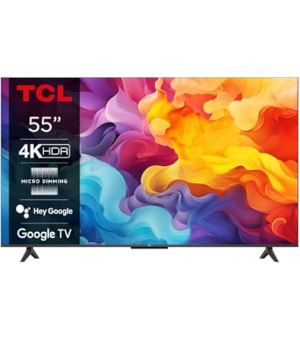 新品未開封　TCL 55V6C 4K液晶テレビ TCL 55V6C 55” 4K Ultra HD, HDR, Direct LED Smart Google TV - Sound
