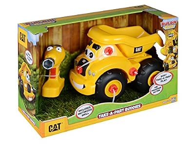 Toy State Caterpillar CAT Buildin' Crew Take-A-Part Buddies Haulin' Harry Dump Truck Light & Sound Vehicle by Toystate