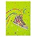 Produktbild Goldbuch Notizbuch A5, Generation Y Sneaker, 200 chamoisfarbene Blankoseiten, Kunstdruck mit Silberprägung und Relief, Grün, 64312