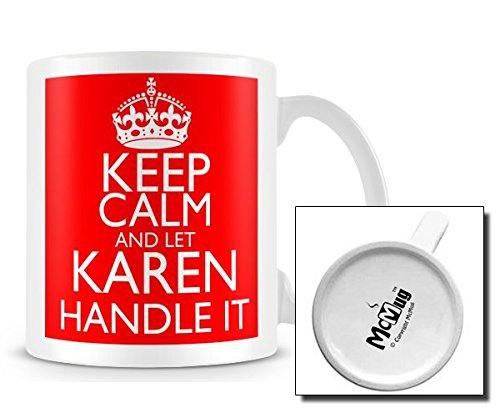 McMug - Keep Calm and Let Karen Handle It - Mug, Ceramic, 11fl.oz.