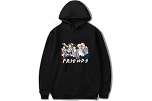 LKY STAR Anime Cosplay Hoody My Hero Academia Kapuzenpullover for Boys Girls MHA Casual Sweatshirt