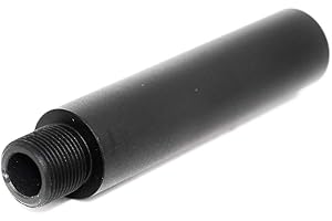 AIRSOFT WEBSITE Airsoft Softair Ausrüstung 3"/3.5" Zoll Kurz Typ Outer Barrel Extension Tube Außenfass Verlängerungsrohr -14mm CCW für AEG GBB