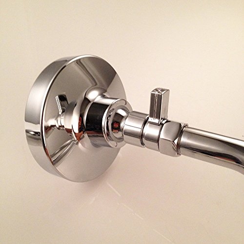 KES k1140b2 Dusch-Absperrventil, massives Messing, langer Schalter, Chrom - 7