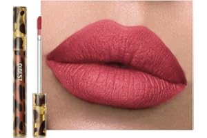 Anifer Rossetto liquido opaco vellutato Trucco duraturo e impermeabile, Lucidalabbra antiaderente con lucentezza istantanea, (Mignolo brillante.08)