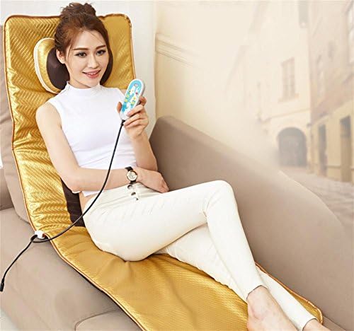 G&M Full-Body Household Tourmaline Massage Mattress Vibrating Head Neck Electronic Massage Therapy Massager Bed Cushion