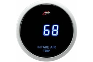 Motor Meter Racing 52mm 2-1/16" Digital Air Intake Intercooler Temperature Gauge °F Blue LED Racetech
