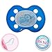 Produktbild Leuchtschnuller für die Nacht, Baby Nova SILIKON Schnuller, Gr.2 / 6-18 Monate, Schnullerschild in blau