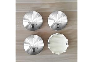 XLUCBS 4 Pezzi Auto Coprimozzi Tappi Lega Alluminio, per Maserati Granturismo Levante Ghibli Gran GC Cabrio GT Quattroporte 60MM Decorativo Emblema Coprimozzo Accessori