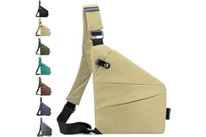 Sopxpvp Anti Theft Bag, Anti Theft Crossbody Bag Women, Personal Flex Bags, Waterproof Casual Sling Bags for Daily Use