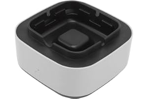 Atyhao Cenicero sin humo, purificador de aire ABS multifuncional para empresas (gris)
