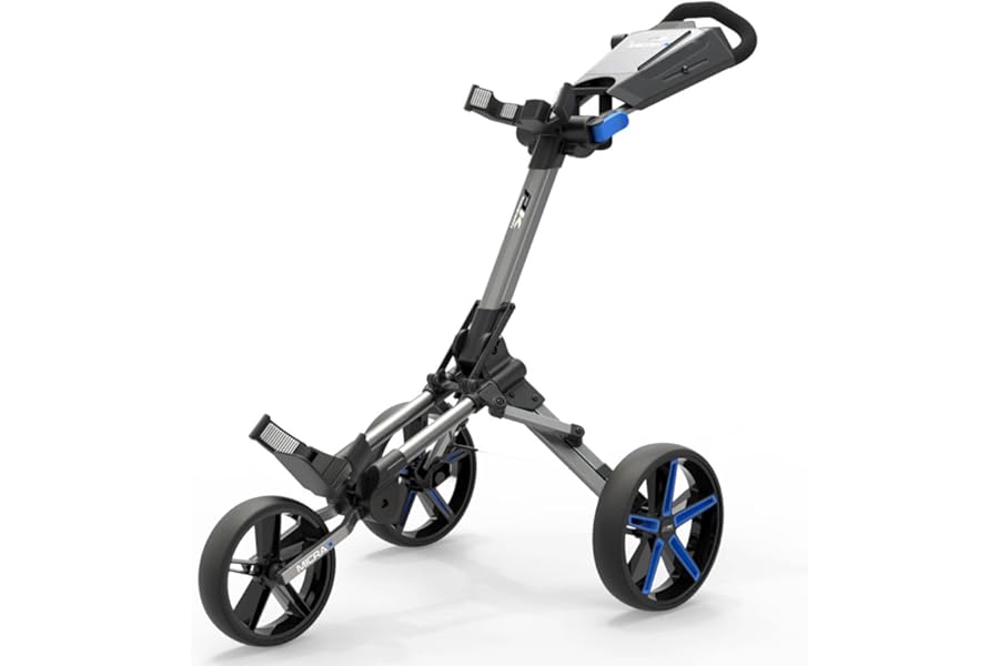 Powakaddy Micra Compact Lightweight Foldable Push Cart Golf Trolley