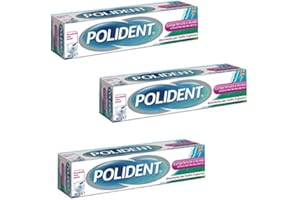3 POLIDENT ADESIVO PER PROTESI DENTALI LUNGA DURATA E LUNGA TENUTA 40 GR NO ZINCO