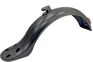 GENERIC Parafango Monopattino Elettrico con Luce Stop a LED Happytec - Parafango Posteriore a 4 Fori, Accessori Lexgo, I-Bike, Woow, GoSmart e Altri Modelli, Ricambi Monopattino Stabile e Resistente