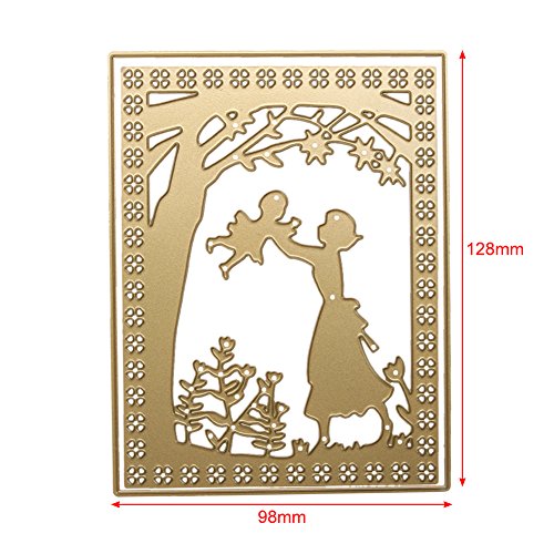Amazingdeal365 Hello World Metall Form Stanzschablonen Schablonen Schneiden DIY Dekor Sammelalbum Karten Buchzeichen Lesezeichen als Geschenk für Freunde Geburtstag Kinder,Kindergarten Hobby Schule Handarbeit Unterricht usw. Ein tolles Geschenk! - 9
