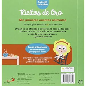 Ricitos de oro: Cuentos animados. Con animaciones resistentes y aptas para pequeñas manos (Aprender, jugar y descubrir)