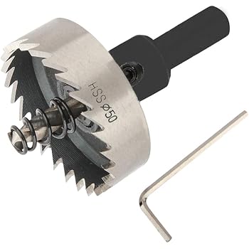 Metal Plate Twist Drill Bit 50mm Cutting Dia Hole Saw Cutter