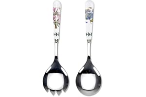 Portmeirion Set di posate da insalata per giardino botanico (multicolore)