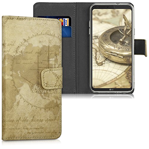 kwmobile Hülle für LG Q6/Q6+ - Wallet Case Handy Schutzhülle Kunstleder - Handycover Klapphülle mit Kartenfach und Ständer Weltkarte Vintage Design Braun Hellbraun reviews kwmobile Hülle für LG Q6/Q6+ - Wallet Case Handy Schutzhülle Kunstleder - Handycover Klapphülle mit Kartenfach und Ständer Weltkarte Vintage Design Braun Hellbraun