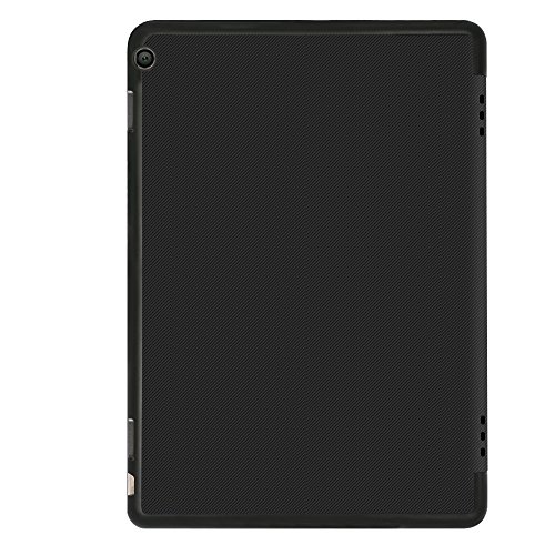 Huawei MediaPad M3 Lite 10″ Hülle, TopACE® Hochwertigem PU-Leder Hülle / Cover / Smart Case Mit Ständer/ Schutzhülle Ständer Für Huawei MediaPad M3 Lite 10″ (Schwarz) - 3