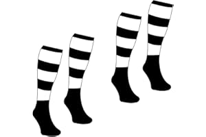 PROSTYLE SPORTS MEN'S 2 PAIRS PACK TRAINING CONTRAST HOOP CLUB FOOTBALL SOCKS RUGBY HOCKEY SOCCER MENS WOMENS KIDS