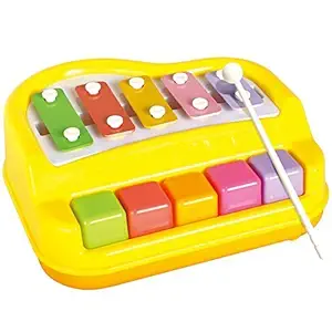 RK Toys 2 in 1 Mini Piano and Xylophone Toy Musical Instruments Gift for Kids