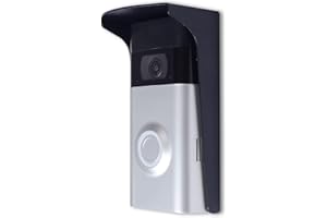 DGYEZHAO Protection contre la pluie pour sonnette de porte vidéo, protection contre les intempéries, anti-éblouissement, convient pour sonnette de porte annulaire, interphone, prise et serrure à code