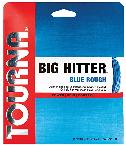 Tourna Big Hitter Blue Rough Maximum Spin Polyester Tennis String