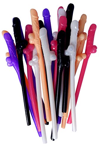 20er Pack - Party Dekoration - Mr. Winky’s Drinkies Party Strohhälme