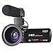 Produktbild ORDRO Professionell Wifi Camcorder Full HD 1080P 30FPS 24MP 16x Digital Zoom Videokamera mit Externem Mikrofon und Weitwinkelobjektiv 3.0 Zoll LCD Touchscreen Fernbedienung