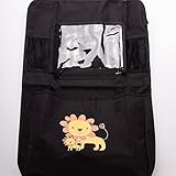 Auto Rückenlehnenschutz und Kinder Rücksitzschoner, Auto Rücksitz Organizer, Wasserdicht Autositztasche Sitzabdeckung (1 Stück) - 5
