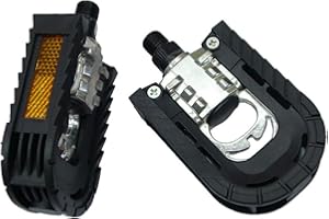 VOANZO Pedali Bici,pedali mtb,Pedale Pieghevole in Alluminio, Accessori per Biciclette 100x71x30mm