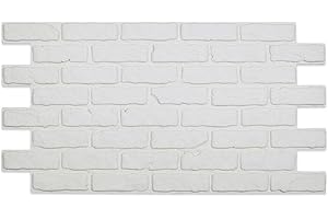 Decoresin Pannello Finto Mattone Ricostruito in Polistirolo Resinato (Coreno)