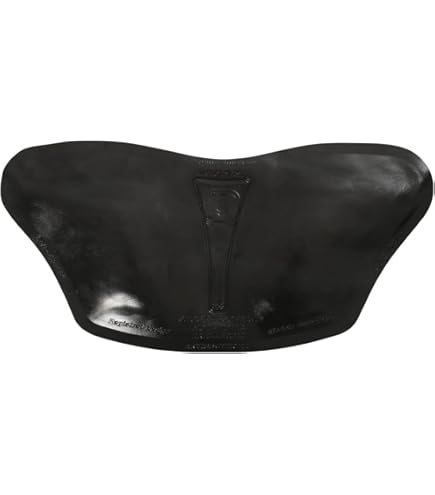 Acavallo Air Release Gel Half Pad Shaped Non-Slip Shock Absorbing - Black/Clear