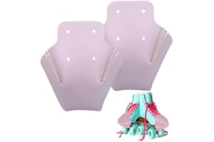 FOXCUP Kagodri Funda protectora para dedo del pie del patín, 1 par de protectores de cuero artificial, protectores de patín de ruedas, almohadillas protectoras de cuero