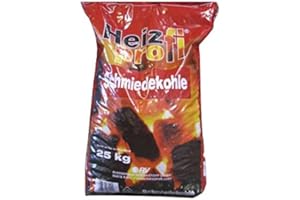 LANDFUXX Heizprofi Schmiedekohlen Kohlen Briketts Steinkohle Eierkohlen 25 kg